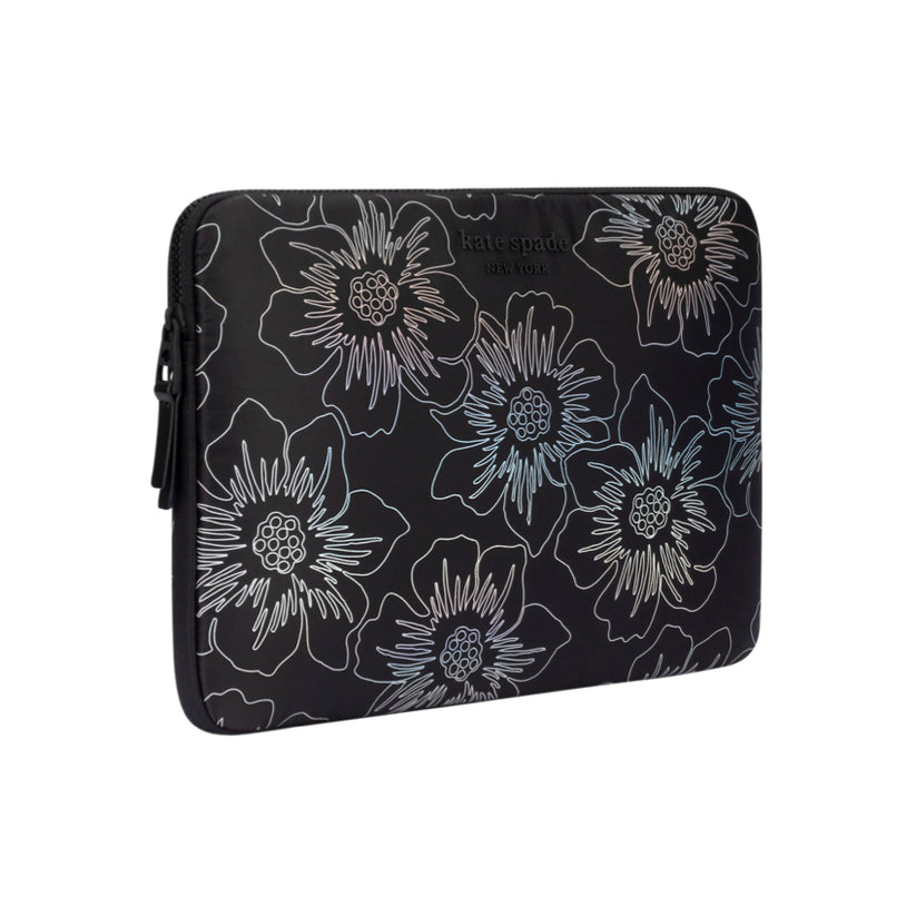 กระเป๋าคอมพิวเตอร์ Puffer 16 นิ้ว สี Hollyhock Iridescent Black ปกป้อง MacBook หรือ Laptop ของคุณ จากแบรนด์ KATE SPADE