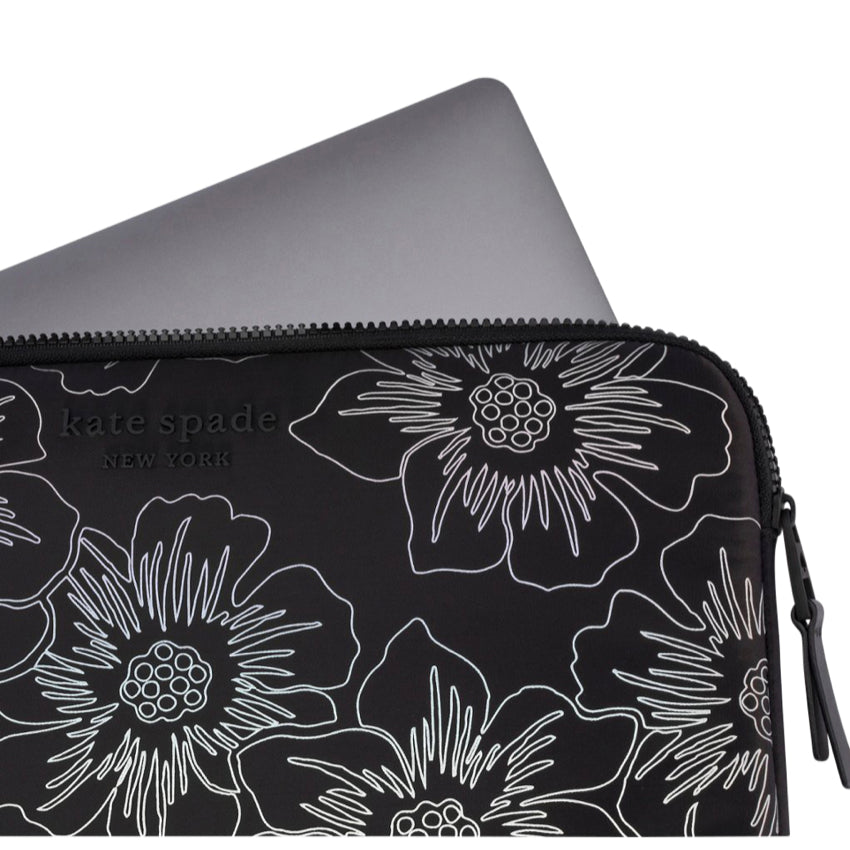 KATE SPADE Puffer Sleeve 16 inches - Hollyhock Iridescent Black