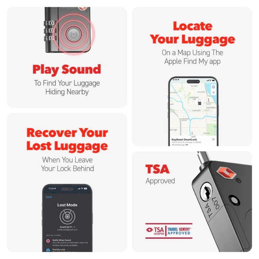 KeySmart - SmartLock TSA Find My