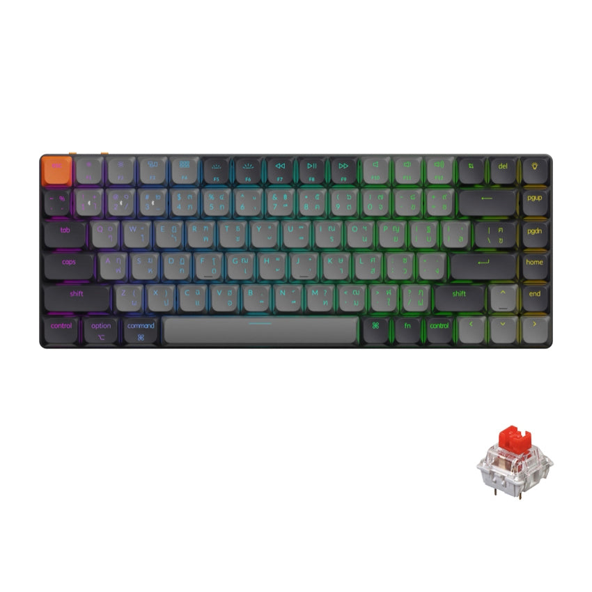 คีย์บอร์ดไร้สาย Keychron K3X QMK Red Switch