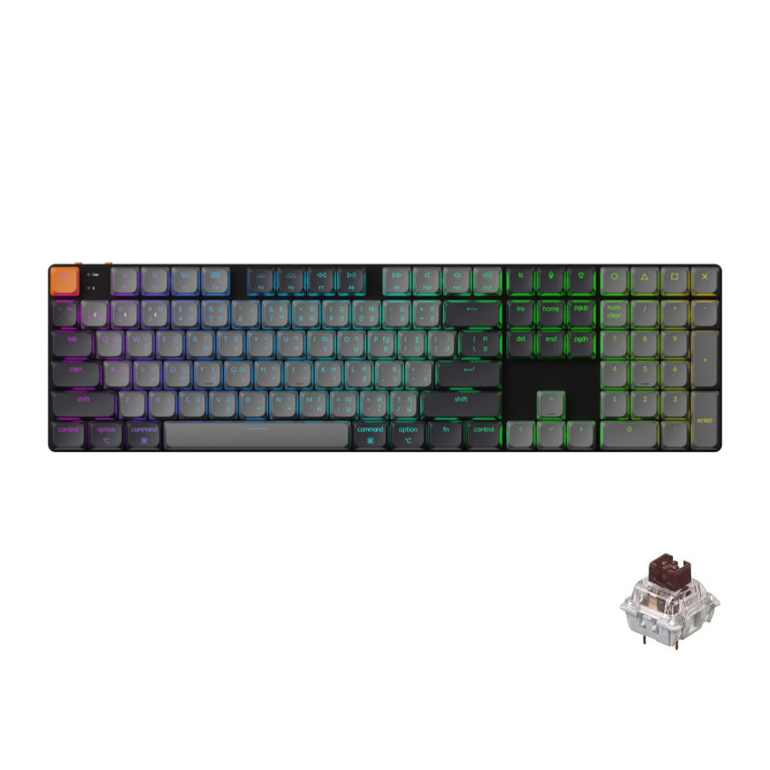 คีย์บอร์ดไร้สาย Keychron K5X QMK Brown Switch