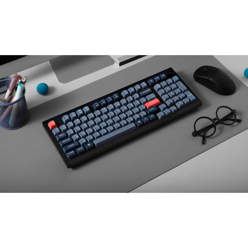 คีย์บอร์ดไร้สาย Keychron V5 Max สี Black สวิตซ์ Red