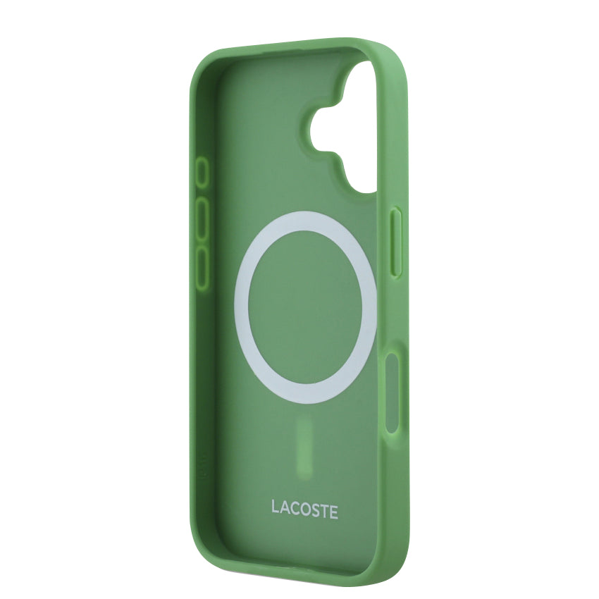 เคสกันกระแทก Lacoste iPhone 16 MagSafe Hard สี Green