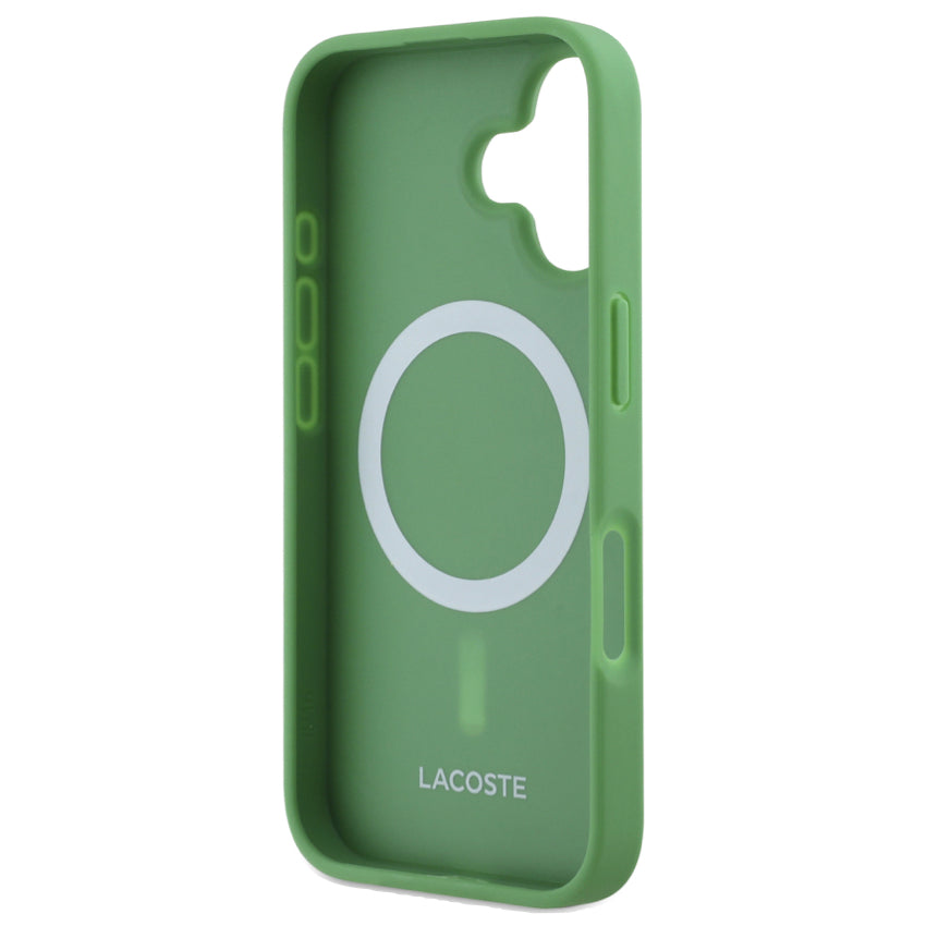 เคสกันกระแทก Lacoste iPhone 16 Plus MagSafe Hard สี Green
