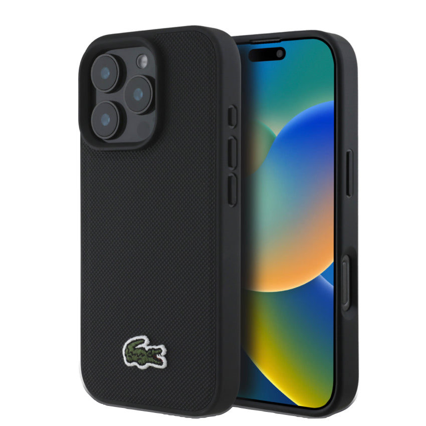 เคสกันกระแทก Lacoste iPhone 16 Pro MagSafe Hard สี Black
