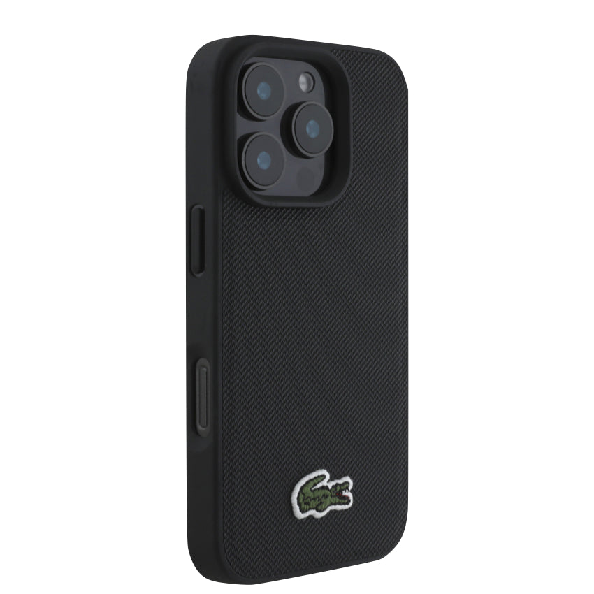 เคสกันกระแทก Lacoste iPhone 16 Pro MagSafe Hard สี Black