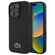เคสกันกระแทก Lacoste iPhone 16 Pro Max MagSafe Hard สี Black