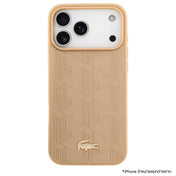 LACOSTE PU Leather MagSafe Case สำหรับ iPhone 17 Pro Max ดีไซน์หรูหรา บางเบา ปกป้องเต็มขั้น พร้อมโลโก้จระเข้ที่เป็นเอกลักษณ์ เข้าถึงทุกปุ่มง่ายดาย