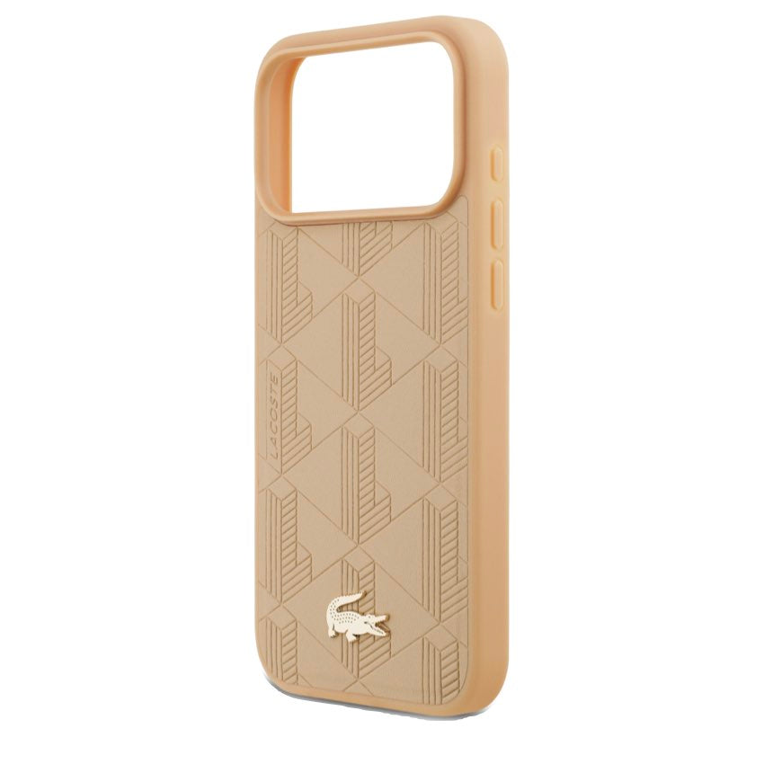 LACOSTE PU Leather MagSafe Case สำหรับ iPhone 17 Pro Max ดีไซน์หรูหรา บางเบา ปกป้องเต็มขั้น พร้อมโลโก้จระเข้ที่เป็นเอกลักษณ์ เข้าถึงทุกปุ่มง่ายดาย