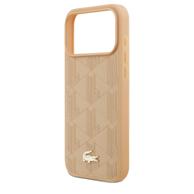 LACOSTE PU Leather MagSafe Case สำหรับ iPhone 17 Pro Max ดีไซน์หรูหรา บางเบา ปกป้องเต็มขั้น พร้อมโลโก้จระเข้ที่เป็นเอกลักษณ์ เข้าถึงทุกปุ่มง่ายดาย