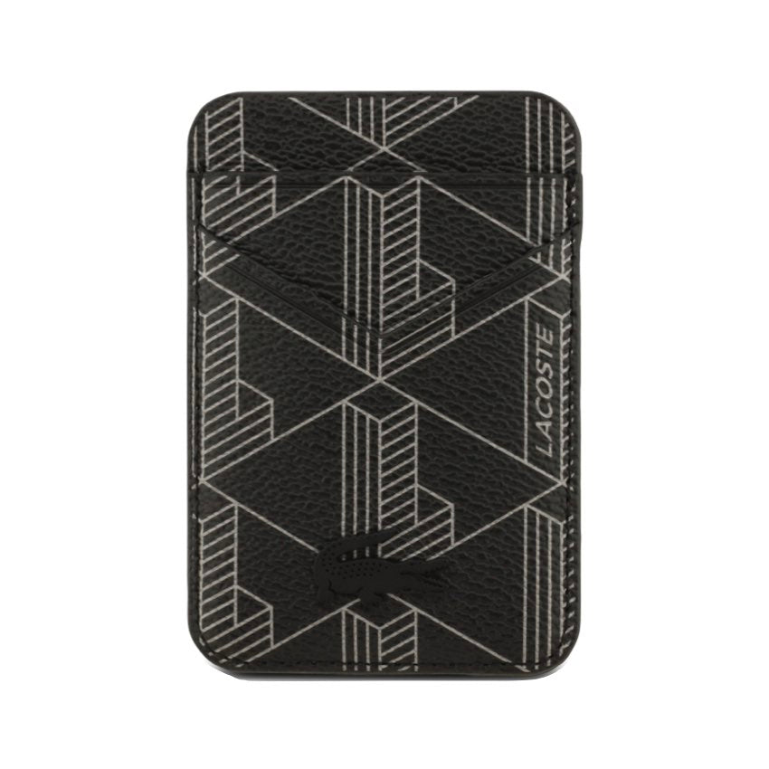 กระเป๋าใส่บัตร MagSafe Lacoste The Blend หนังแท้ ดีไซน์บางเบา เรียบหรู บุไนลอนด้านในป้องกันการ์ดอย่างนุ่มนวล