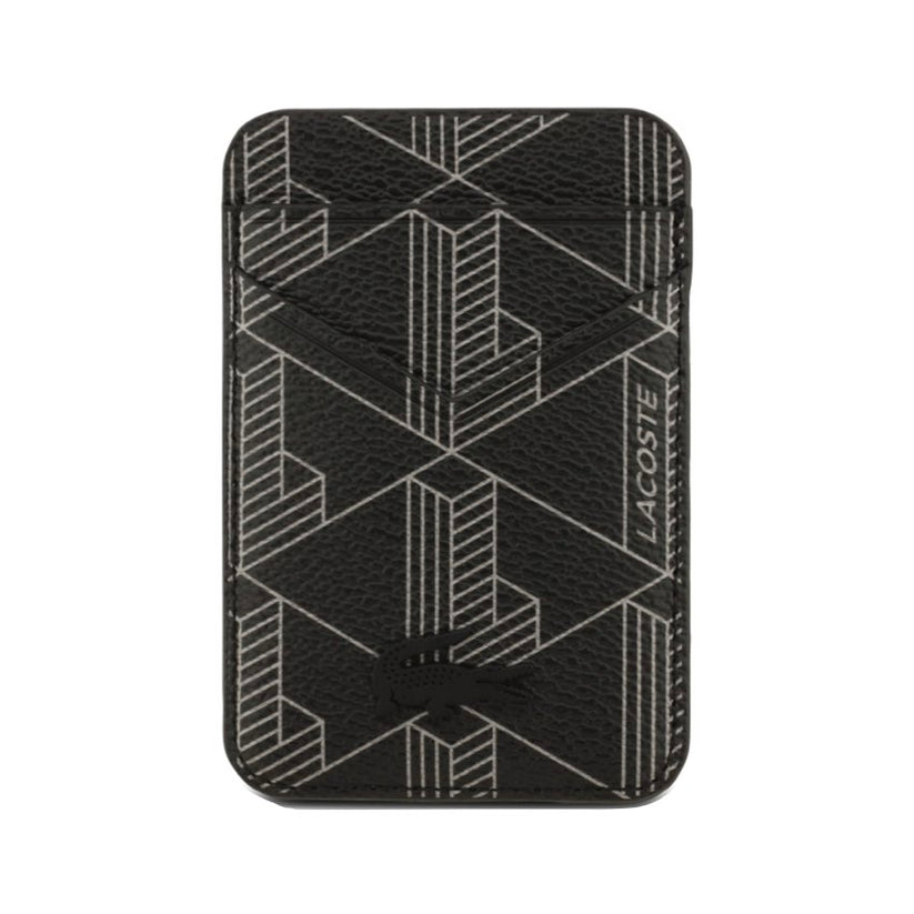 กระเป๋าใส่บัตร MagSafe Lacoste The Blend หนังแท้ ดีไซน์บางเบา เรียบหรู บุไนลอนด้านในป้องกันการ์ดอย่างนุ่มนวล