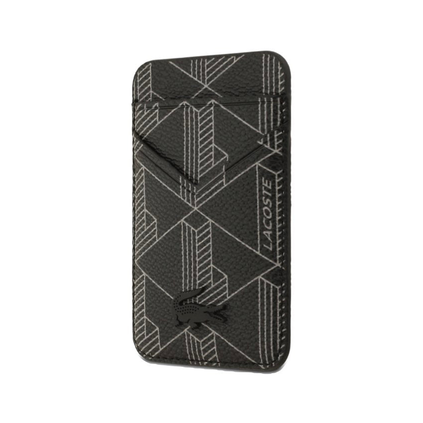 กระเป๋าใส่บัตร MagSafe Lacoste The Blend หนังแท้ ดีไซน์บางเบา เรียบหรู บุไนลอนด้านในป้องกันการ์ดอย่างนุ่มนวล