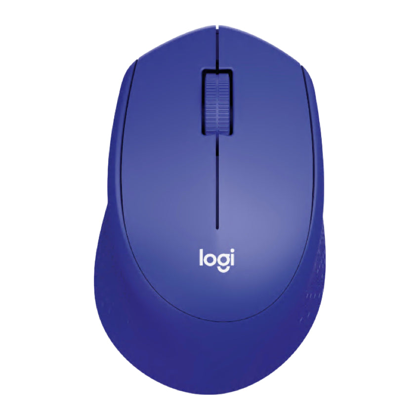 เมาส์ไร้สาย Logitech Silent Plus M331 สีน้ำเงิน