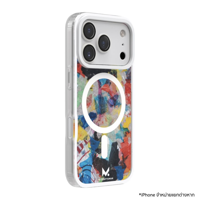 เคสกันกระแทก iPhone 17 Pro M.Craftsman Double Layer Case + Camera Lens - Confetti