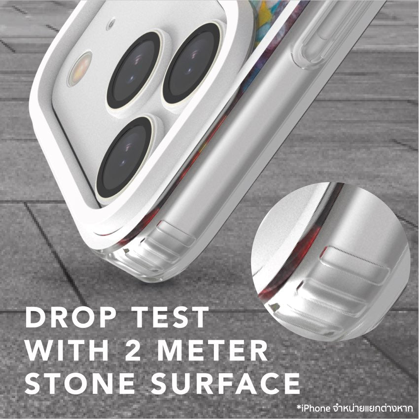 M.CRAFTSMAN Double Layer Case + Camera Lens for iPhone 17 Pro - Crease White