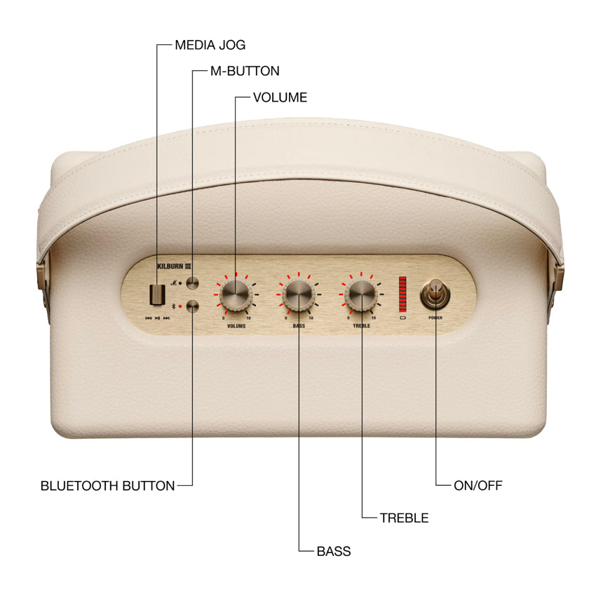 ลำโพงพกพา Marshall Kilburn III สี Cream