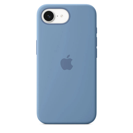 iPhone 16e Silicone Case   Winter Blue