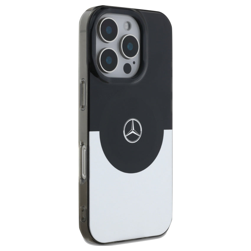 เคสกันกระแทก iPhone 16 Pro Max Mercedes Benz Double Layer Magsafe สี Silver