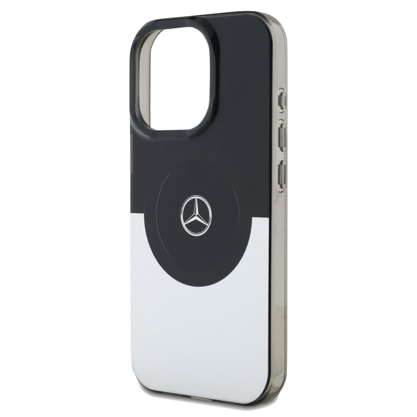 เคสกันกระแทก iPhone 16 Pro Max Mercedes Benz Double Layer Magsafe สี Silver