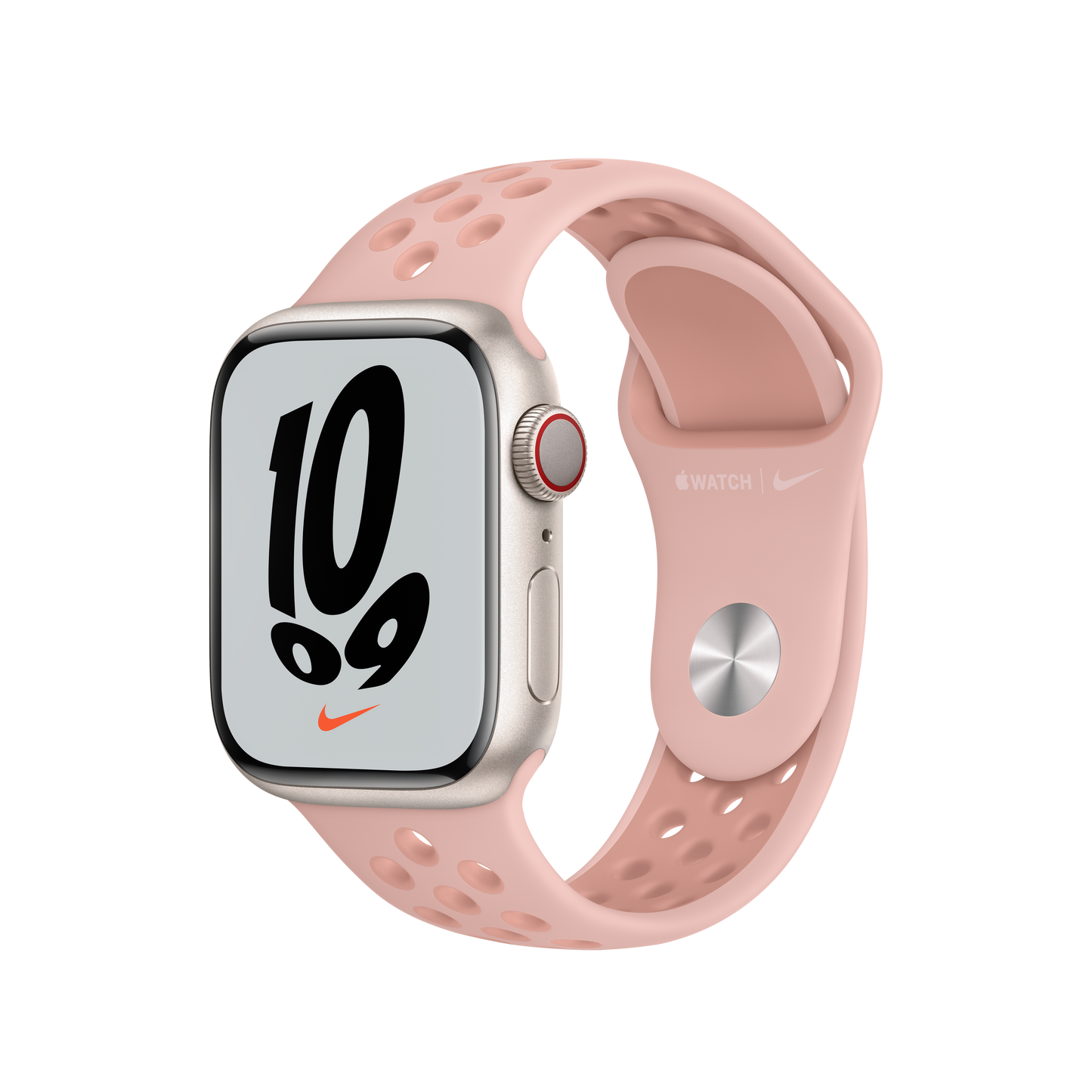 สาย Nike Sport Band Pink Oxford/Rose Whisper สำหรับ Apple Watch 41 มม.