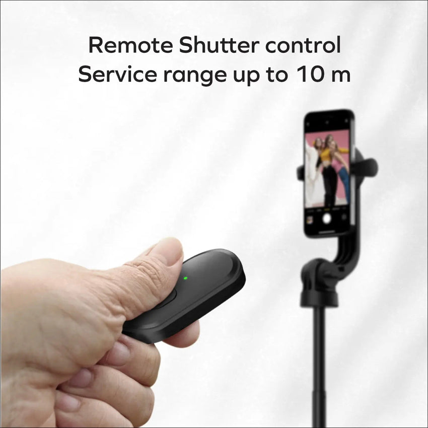 MOMAX 1-Snap Pole Magnetic Selfie Stick (Black)