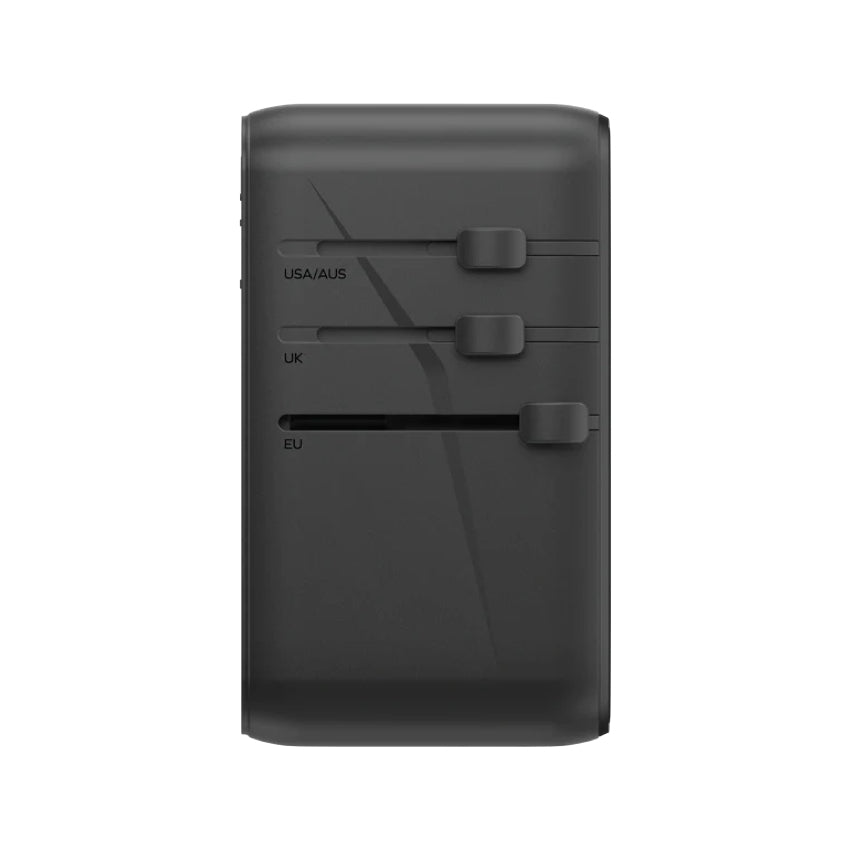 หัวชาร์จ Momax 1-World 120W GaN 4-port พร้อมปลั๊ก AC Travel