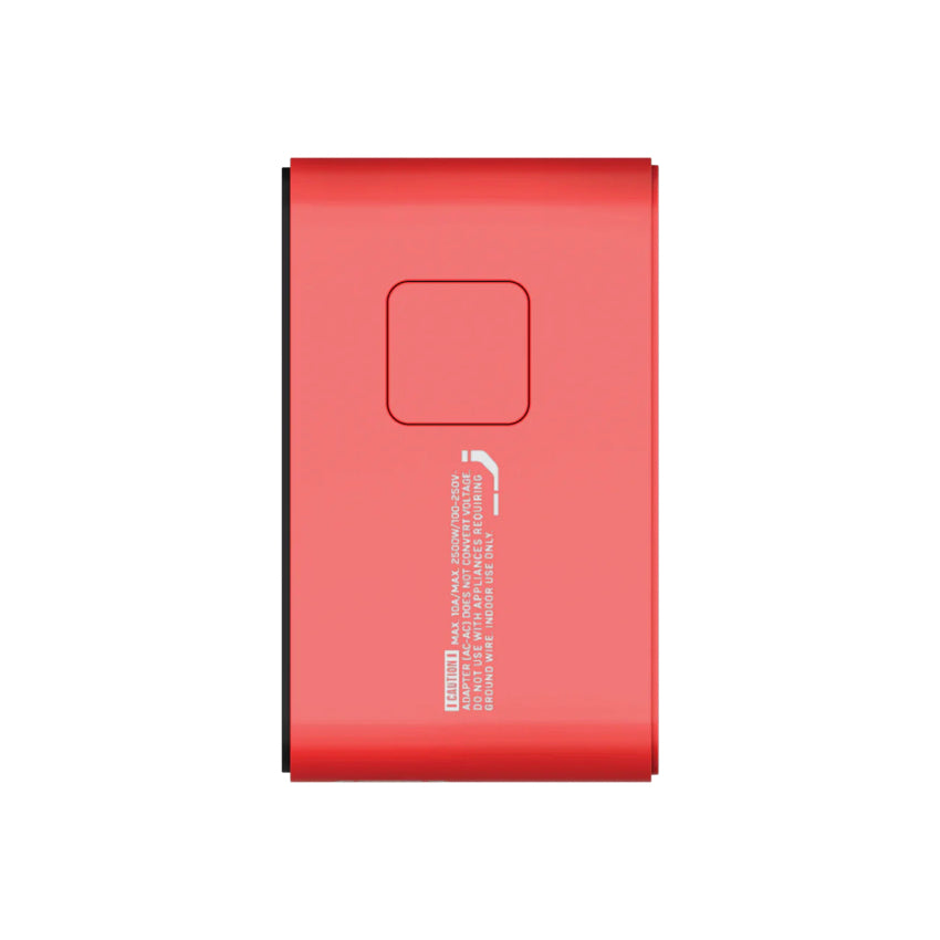 หัวชาร์จสำหรับเดินทาง Momax 1-World+ GaN 70W พร้อมสาย USB-C ในตัว (มี 3 พอร์ต) สี Zuku Red