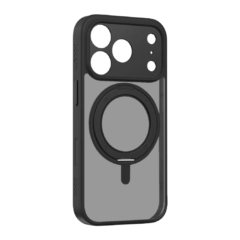 เคสไอโฟน Caseform Roller Magnetic สำหรับ iPhone 17 Pro สี Black กันกระแทก แบรนด์ MOMAX