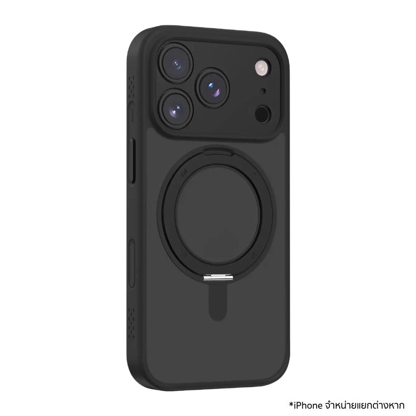 เคสไอโฟน Caseform Roller Magnetic สำหรับ iPhone 17 Pro สี Black ดีไซน์สวยงาม แบรนด์ MOMAX
