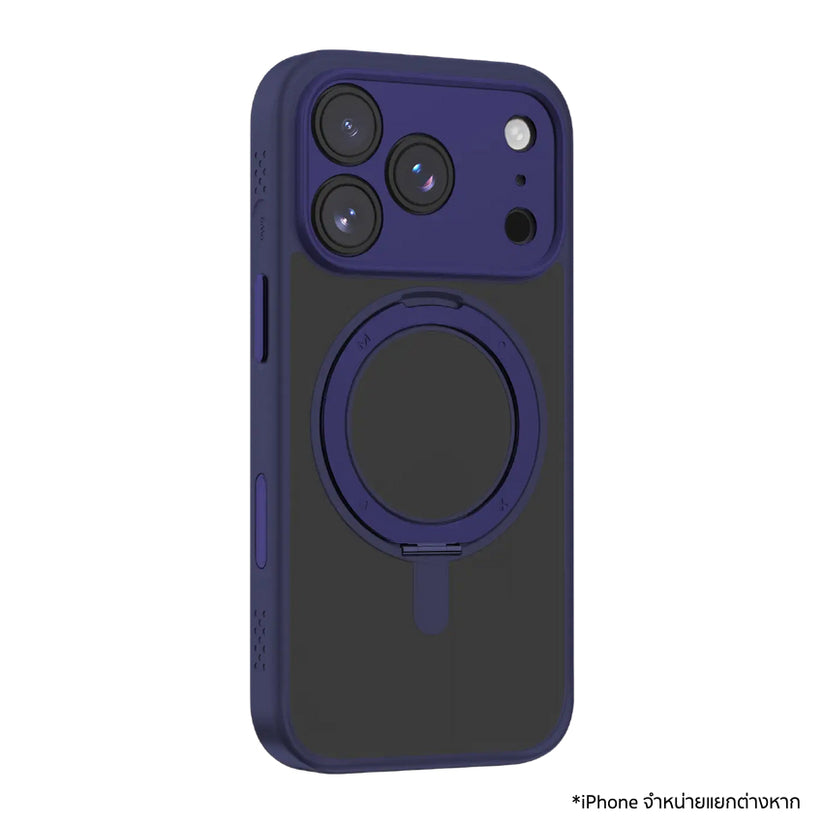เคสไอโฟน Caseform Roller Magnetic สำหรับ iPhone 17 Pro สี Blue ดีไซน์สวยงาม แบรนด์ MOMAX