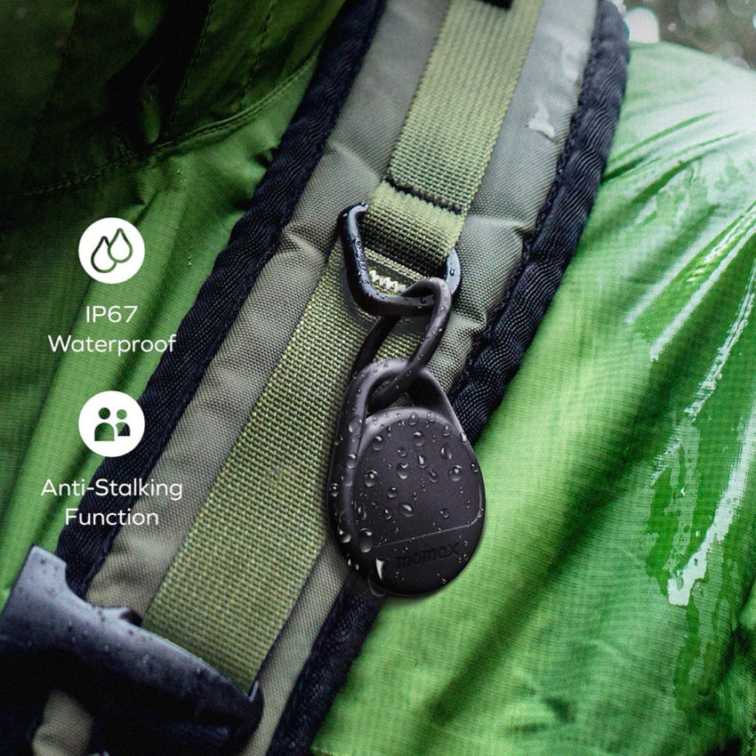 อุปกรณ์ติดตาม Momax Pinpop Duo Find My Locator สี Black