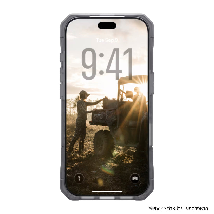 UAG Monarch Pro VEIL - Ice เคส iPhone 18 Pro / 17 Pro รองรับ MagSafe ป้องกันการตกสูง 25 ฟุต พร้อมการปกป้องกล้อง 