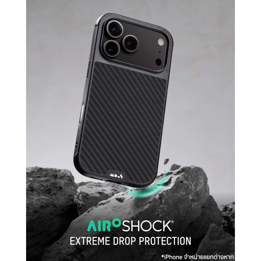 เคสกันกระแทก iPhone 17 Pro Max MOUS Limitless ทนทาน รองรับ MagSafe และ Qi2 ป้องกันมุม กล้อง เลนส์ พร้อมปุ่มควบคุมกล้องใหม่