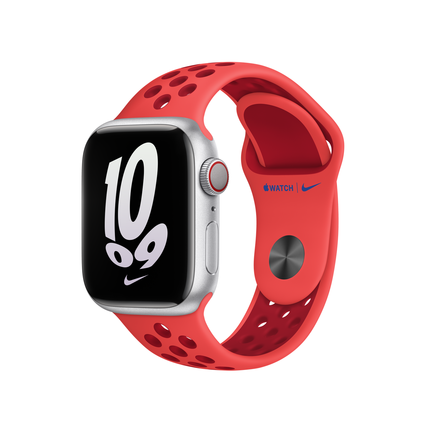 สาย Nike Sport Band Bright Crimson/Gym Red สำหรับ Apple Watch 41 มม.