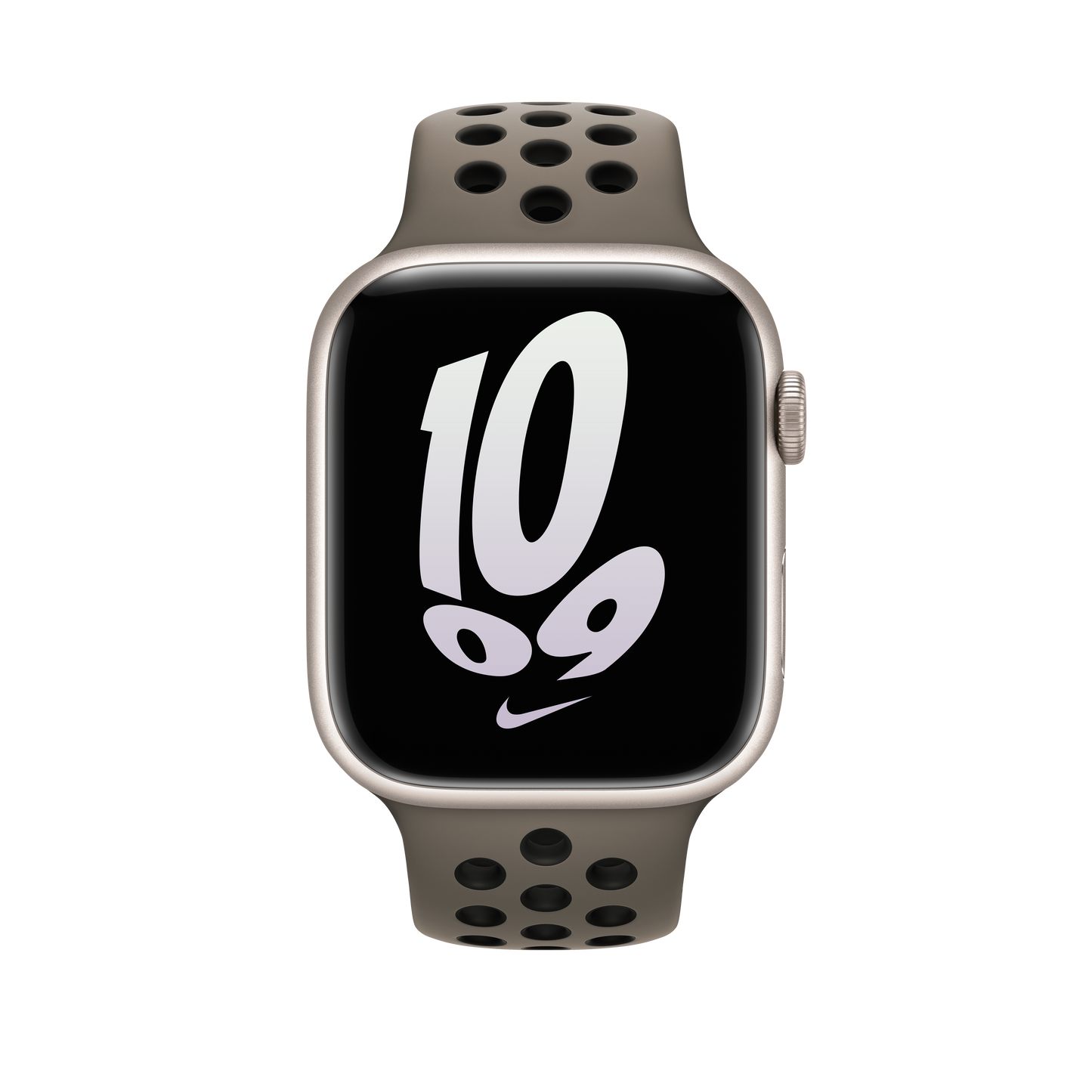 สาย Nike Sport Band Olive Gray/Black สำหรับ Apple Watch 45 มม.
