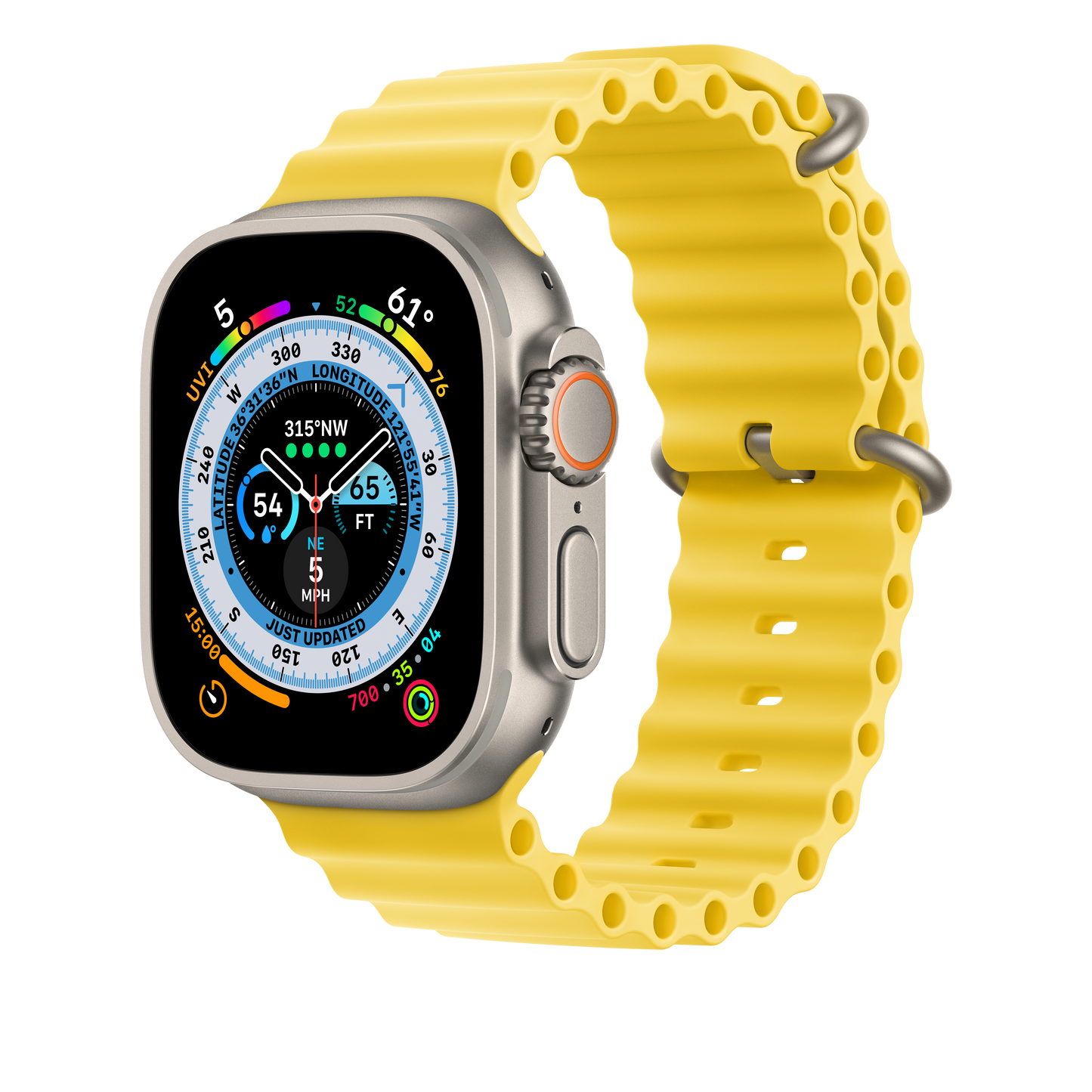 สาย Apple Watch แบบ Yellow Ocean Band 49 มม.