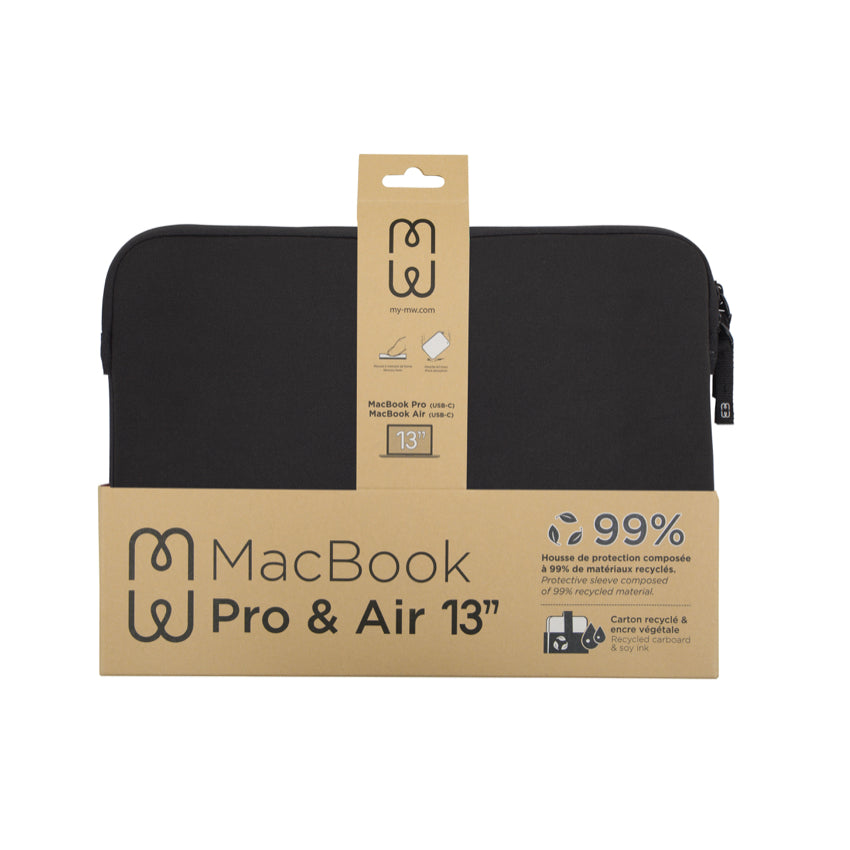 กระเป๋าคอมพิวเตอร์ MacBook Pro/Air 13 นิ้ว Mw Basics 2 Life สี Black/White