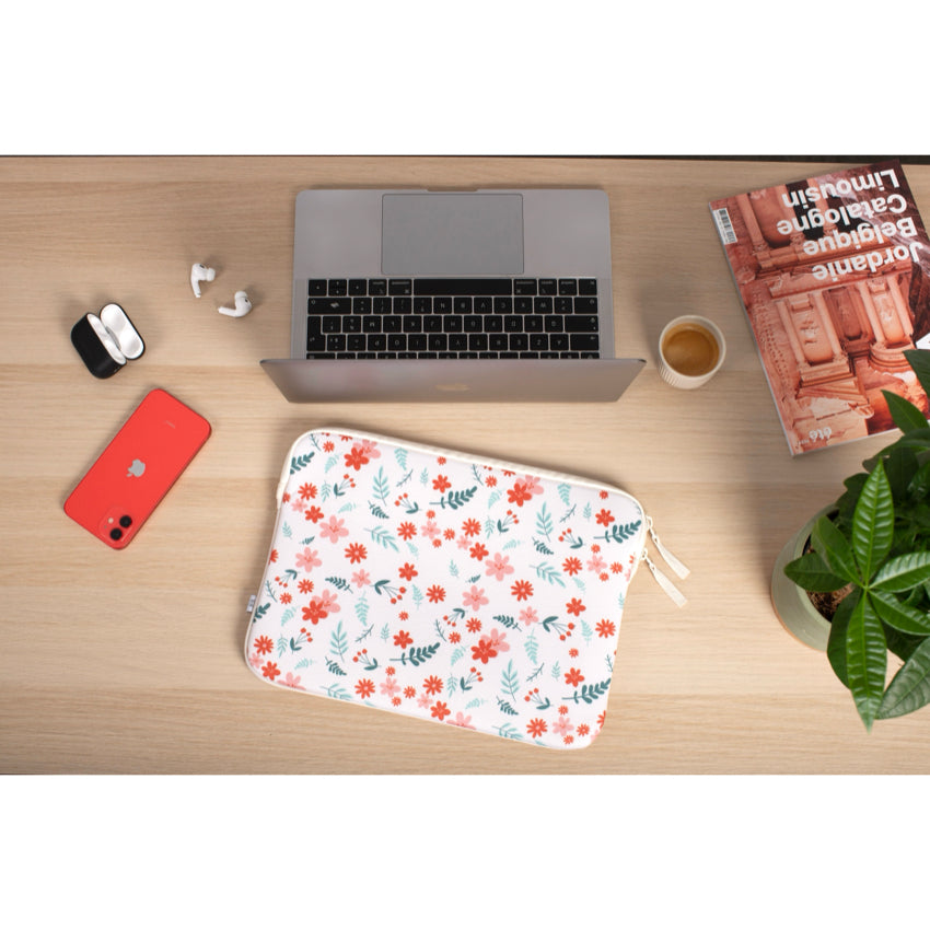 กระเป๋าคอมพิวเตอร์ MacBook Pro/Air 13 นิ้ว Mw Basics 2 Life สี Pattern Flower Bomb