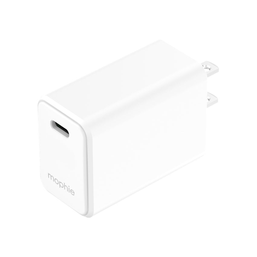 หัวชาร์จ Mophie Essential Wall Charger 30 วัตต์ สี White (USB-C x 1)
