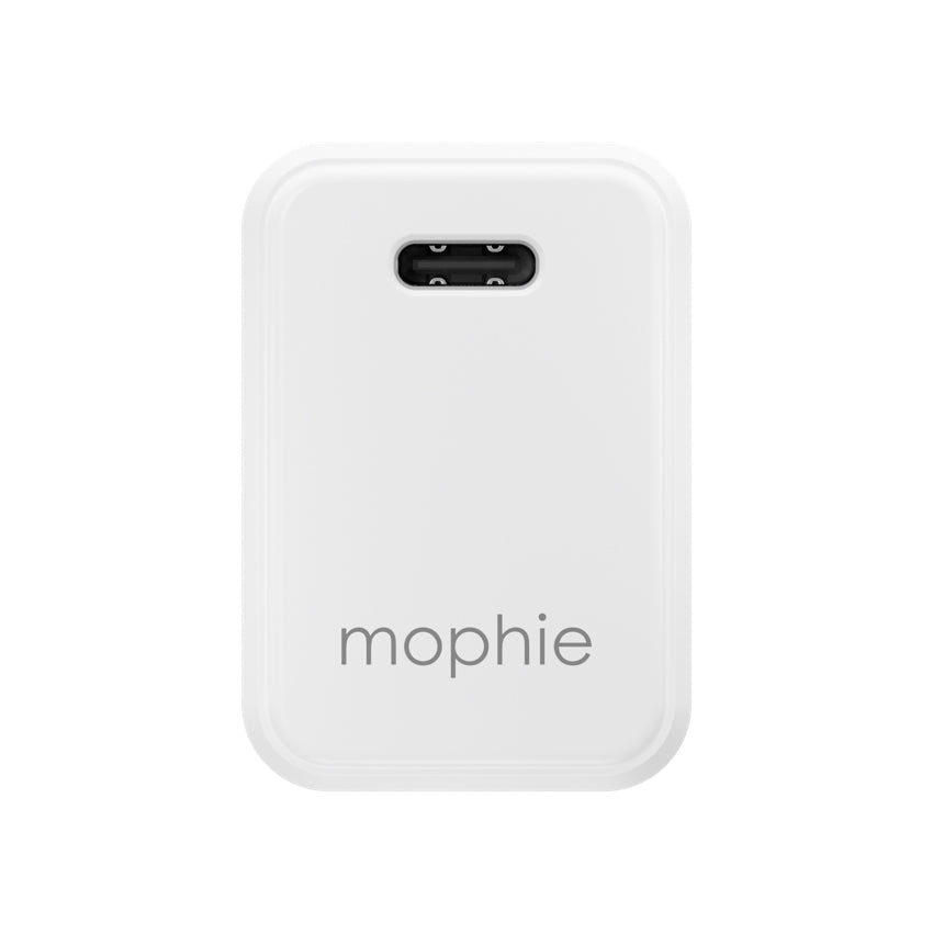หัวชาร์จ Mophie Essential Wall Charger 30 วัตต์ สี White (USB-C x 1)