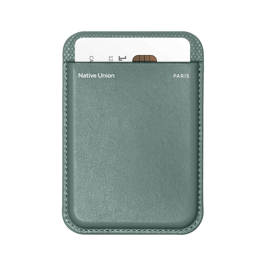 กระเป๋าใส่บัตร Native Union Classic Card Wallet สี Slate Green