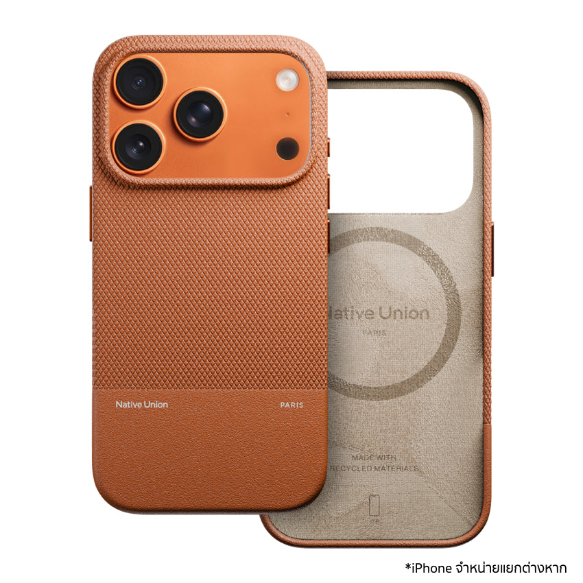 เคสไอโฟน (Re) Classic สำหรับ iPhone 17 Pro สี Tan แบรนด์ NATIVE UNION