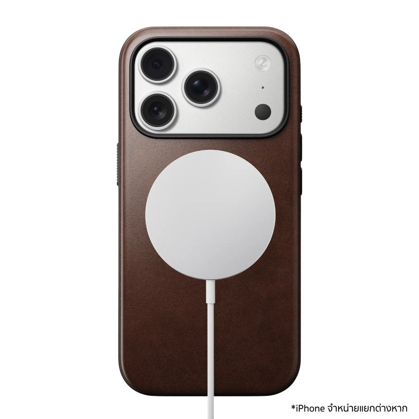 เคสหนัง Nomad Modern Horween สำหรับ iPhone 17 Pro มอบความทนทาน ปุ่มกล้องกระจก และ MagSafe พร้อมพัฒนาลวดลายเฉพาะตัวคุณ