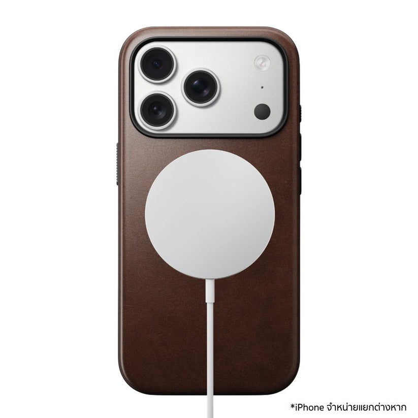 เคสหนัง Nomad Modern Horween สำหรับ iPhone 17 Pro มอบความทนทาน ปุ่มกล้องกระจก และ MagSafe พร้อมพัฒนาลวดลายเฉพาะตัวคุณ