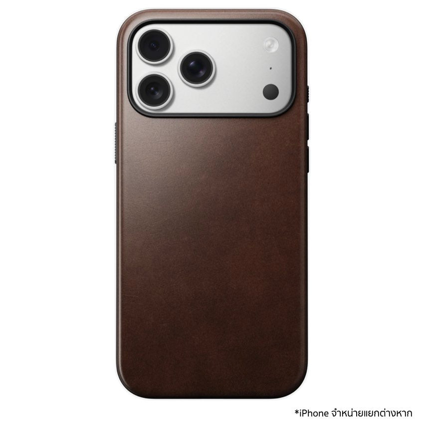 เคสหนัง Nomad Modern Horween สำหรับ iPhone 17 Pro Max มอบความทนทาน ปุ่มกล้องกระจก และ MagSafe พร้อมพัฒนาลวดลายเฉพาะตัวคุณ