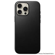 เคสไอโฟน Modern Leather สำหรับ iPhone 16 Pro Max สี Black ป้องกันกระแทก จากแบรนด์ NOMAD