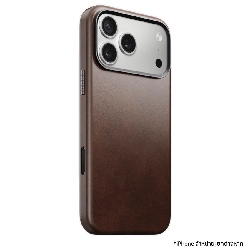 iPhone 17 Pro Max Case Nomad  Traditional Leather - Rustic Brown (Horween)