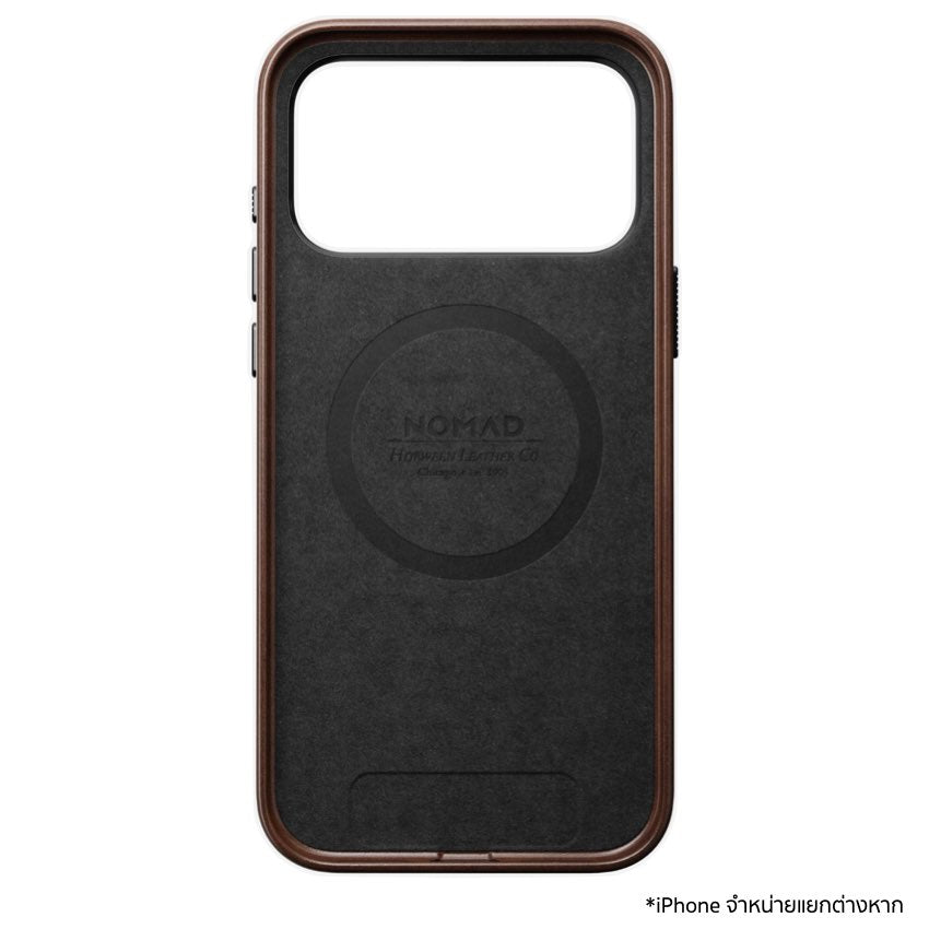 iPhone 17 Pro Max Case Nomad  Traditional Leather - Rustic Brown (Horween)
