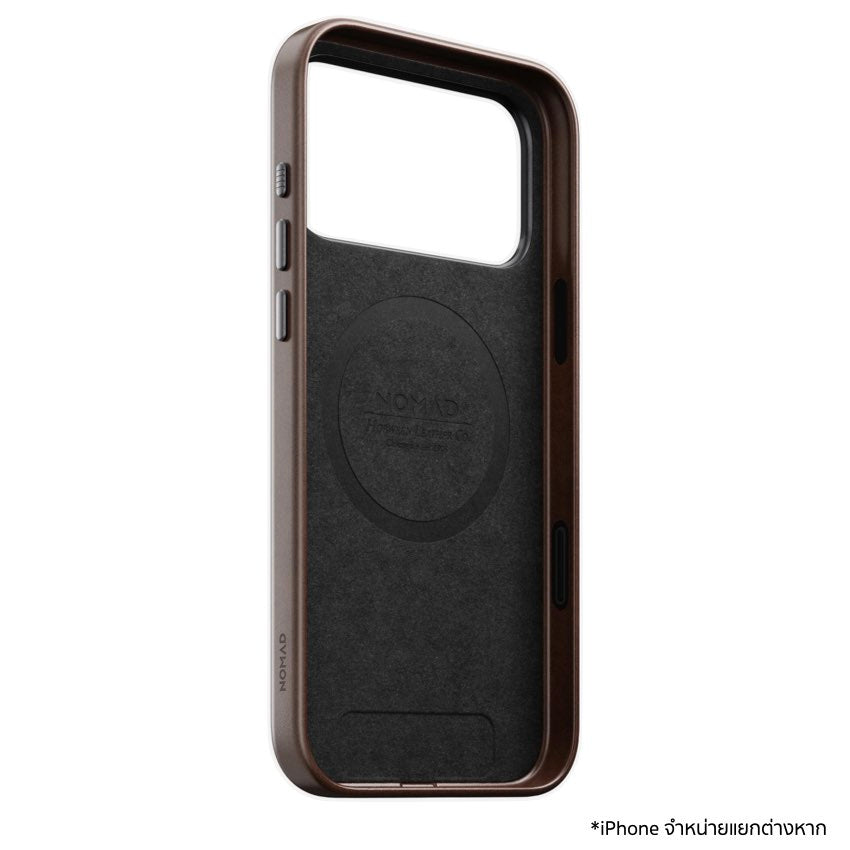 iPhone 17 Pro Max Case Nomad  Traditional Leather - Rustic Brown (Horween)